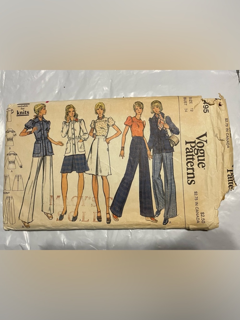 Vintage Vogue Pattern #8556